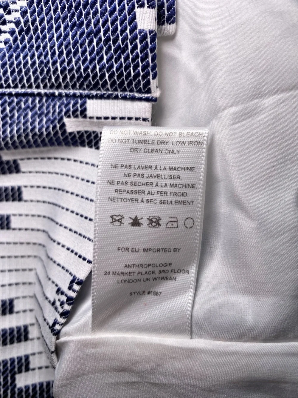 Hutch Navy Blue & White
Geometric Button-Front Mini Dress - Picture 10 of 16